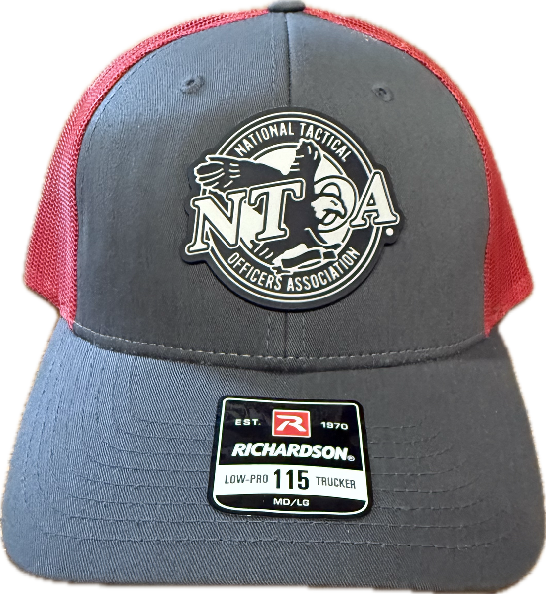 *SALE* NTOA MESH BACK TRUCKER WITH GRAY PATCH 112 & 115
