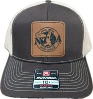NTOA MESH BACK TRUCKER WITH LEATHER SQUARE PATCH MID PRO