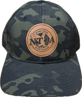 NTOA CAMO ROUND LEATHER PATCH MULTICAM