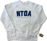 NTOA VARSITY VINTAGE FLEECE RAGLAN CREWNECK SWEATSHIRT *NEW*