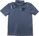 NTOA Men's Polo with Patch & Blue Stripe Flag