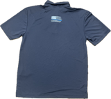 NTOA Men's Polo with Patch & Blue Stripe Flag