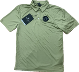 NTOA Men's Polo with Patch & Blue Stripe Flag