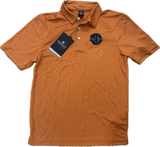 NTOA Men's Polo with Patch & Blue Stripe Flag