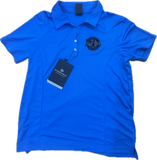 NTOA Women's Polo with Patch & Blue Stripe Flag