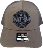 NTOA BLACK/GRAY FELT PATCH TRUCKER 115, 112, & 173
