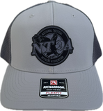 NTOA BLACK/GRAY FELT PATCH TRUCKER 115, 112, & 173