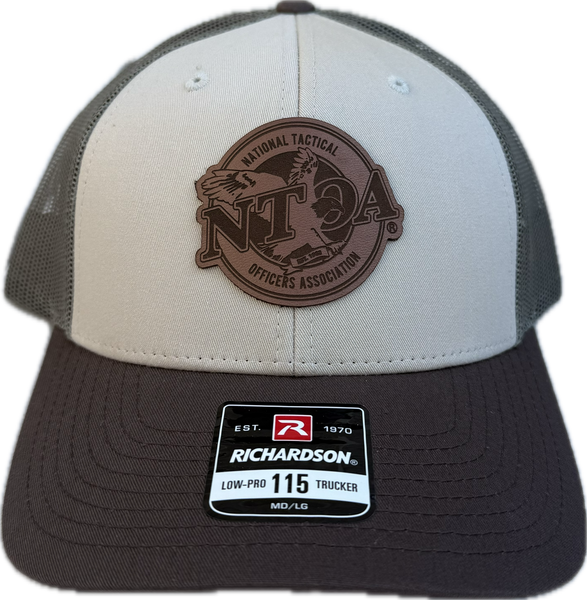 *SALE* NTOA MESH BACK TRUCKER WITH CUSTOM LEATHER PATCH 115