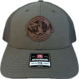*SALE* NTOA MESH BACK TRUCKER WITH CUSTOM LEATHER PATCH 115