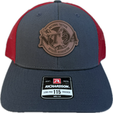 *SALE* NTOA MESH BACK TRUCKER WITH CUSTOM LEATHER PATCH 115