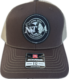 NTOA BLACK LEATHER PATCH TRUCKER 115 & 112