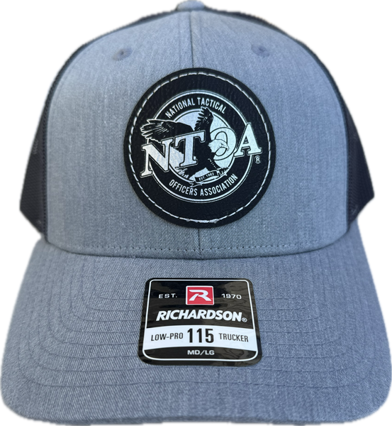 NTOA BLACK LEATHER PATCH TRUCKER 115 & 112