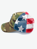 NTOA CAMO/FLAG PRINTED MESH TRUCKER WITH PATCH