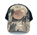 NTOA GARMENT WASHED CAMO TRUCKER